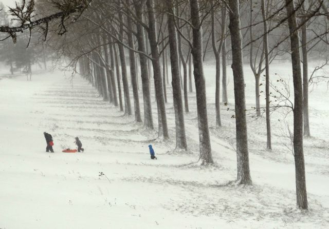 Πρόωρη επέλαση του χειμώνα σε χώρες της Ευρώπης