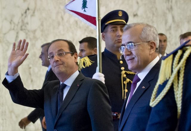 Σταθερότητα και ενότητα στο Λίβανο ζητεί ο Γάλλος πρόεδρος Φρ.Ολάντ