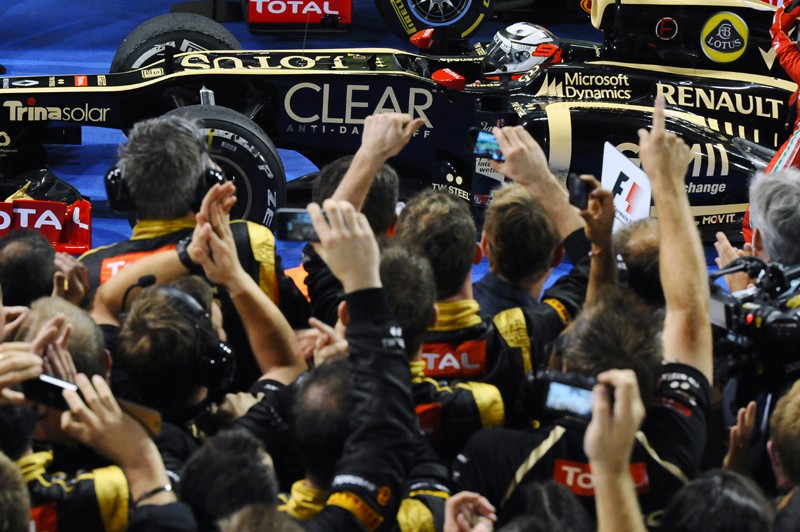 Grand Prix Abu Dhabi 2012: K. Raikkonen: “Ποτέ δεν μπορείς να ξέρεις τι θα συμβεί σε έναν αγώνα”