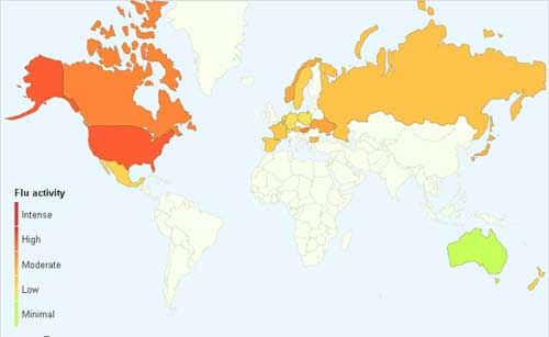 Δελτίο πρόγνωσης επιδημίας γρίπης, δημιούργησαν Αμερικανοί επιστήμονες