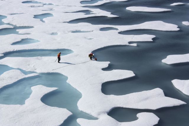 Μεγαλύτερη από τις ΗΠΑ η έκταση των πάγων που έλιωσαν φέτος στην Αρκτική