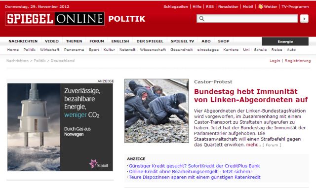 «Θεραπεία λιτότητας» ανακοίνωσε η διεύθυνση του γερμανικού Spiegel