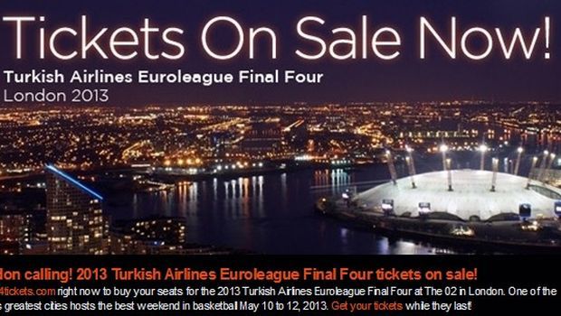 Η Ευρωλίγκα έθεσε σε κυκλοφορία τα εισιτήρια του Final-4