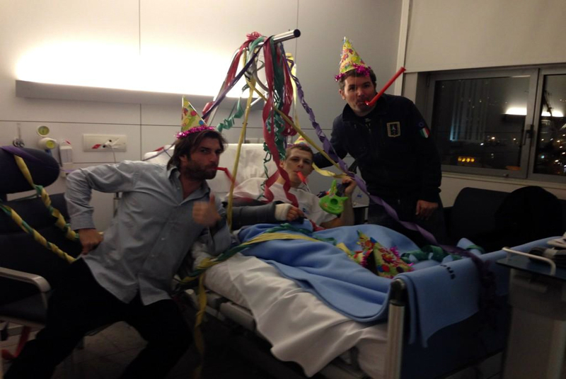 Γενέθλια στο χειρουργείο για τον S. Bradl