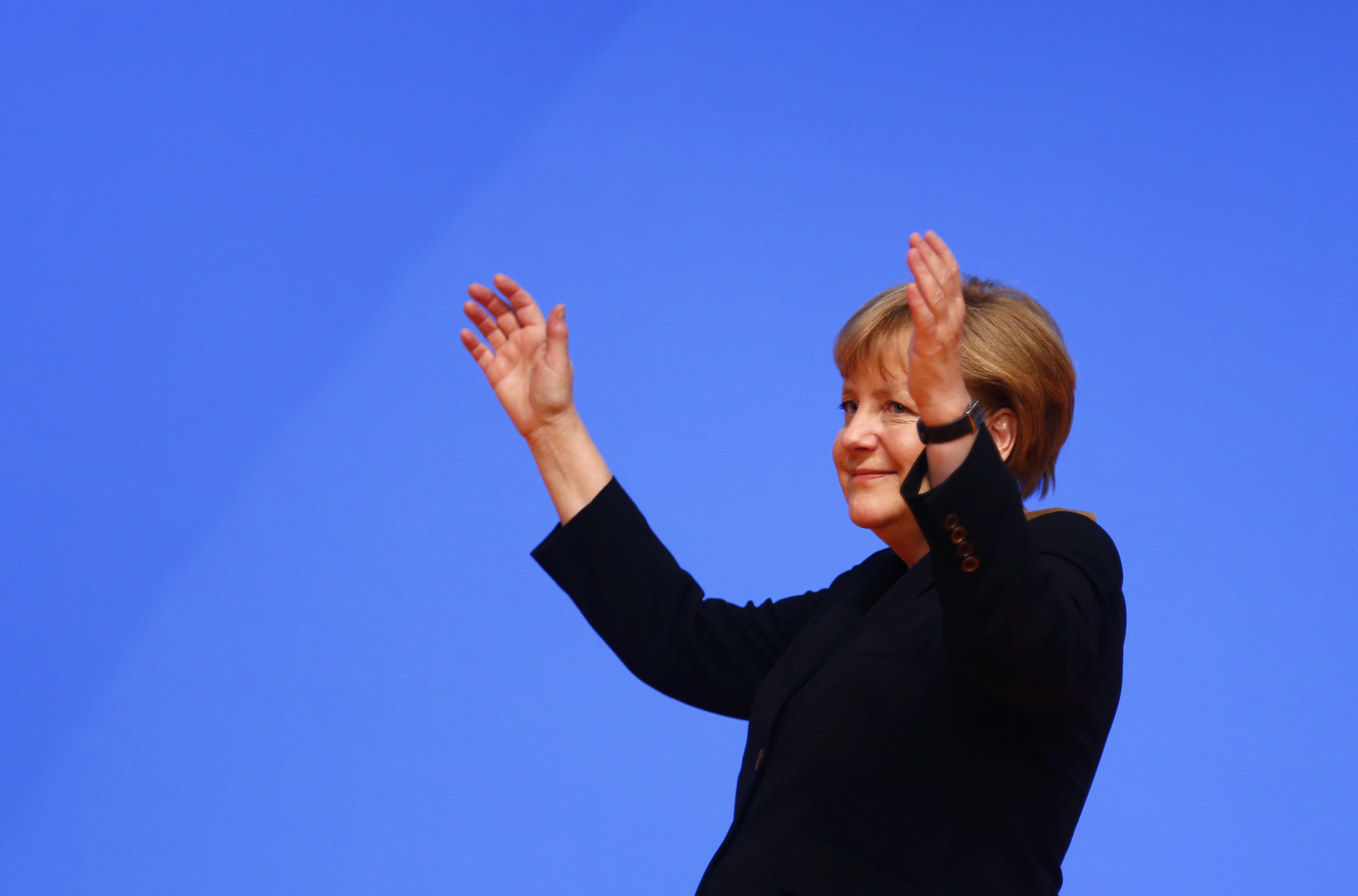 Aποθέωση της Μέρκελ στο συνέδριο του CDU και επανεκλογή με 97%