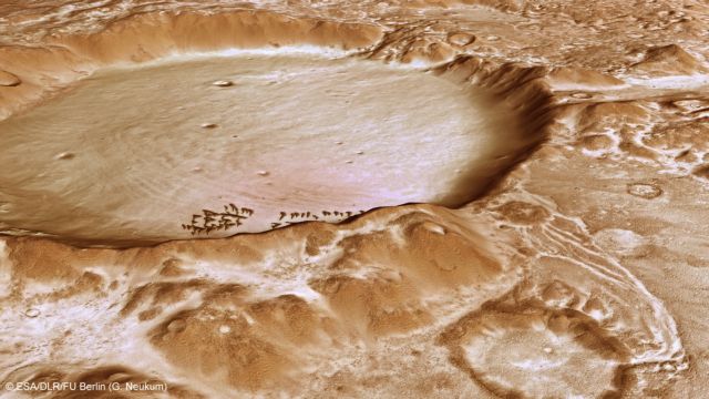 Χιονισμένο τοπίο στον Άρη δεν είναι καθόλου ειδυλλιακό