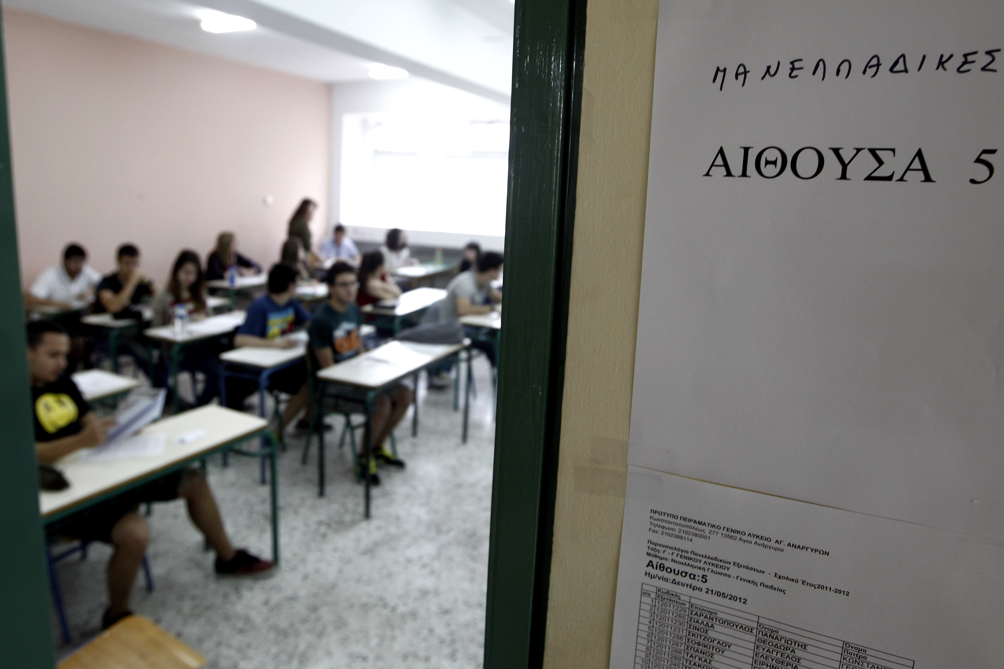 Εγκύκλιος του υπουργείου Παιδείας για τους υποψήφιους Πανελλαδικών Εξετάσεων