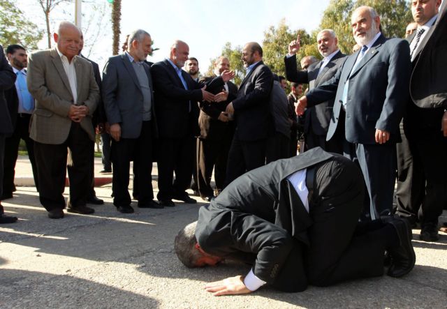 Την Γάζα για πρώτη φορά στη ζωή του επισκέφτηκε ο Χαλέντ Μεσαάλ της Χαμάς