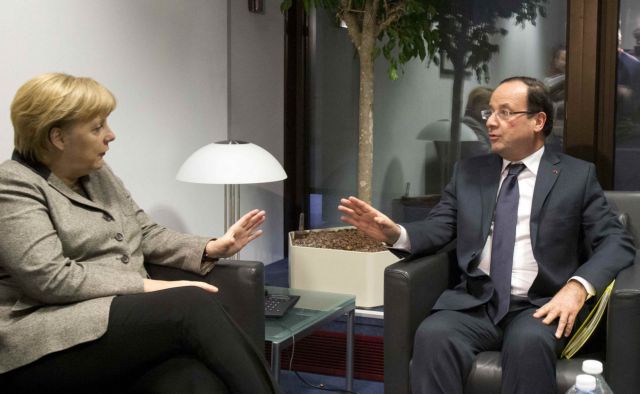 Τετ α τετ Μέρκελ-Ολάντ πριν από τη Σύνοδο Κορυφής της ΕΕ