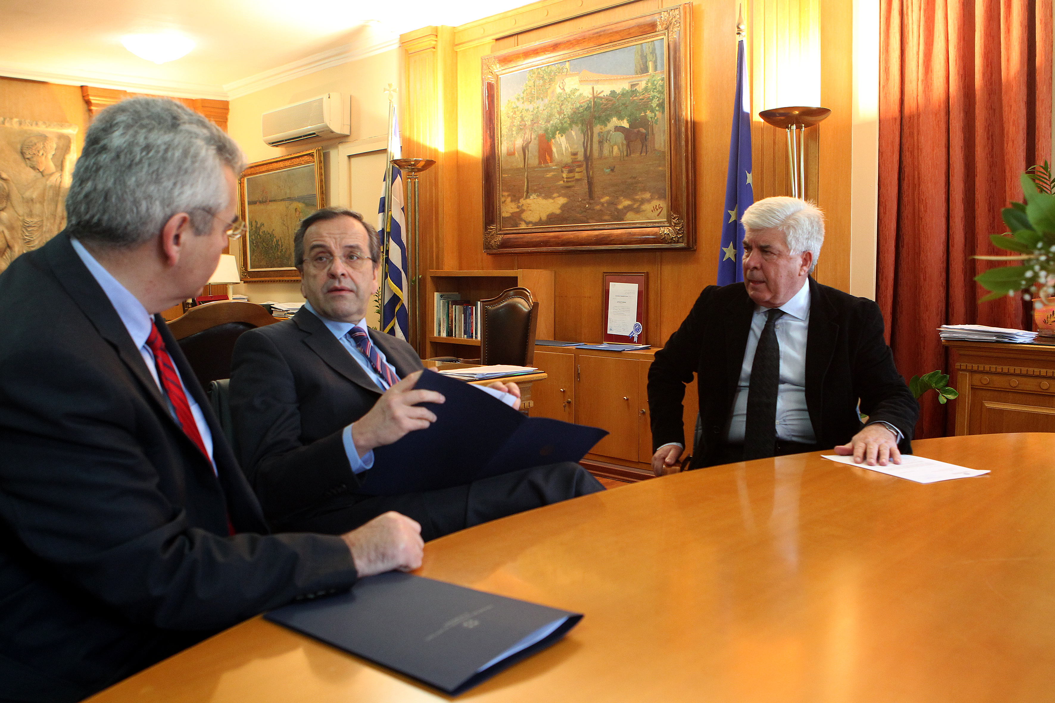 Καταβολή επιδοτήσεων 1,1 δισ. ευρώ στους αγρότες ανακοίνωσε ο Αντ.Σαμαράς