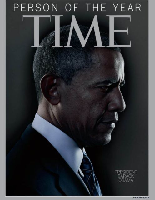 O Μπαράκ Ομπάμα «πρόσωπο της χρονιάς» του περιοδικού Time