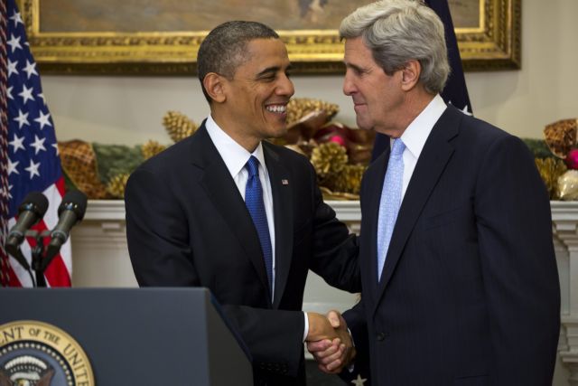 Τον Τζον Κέρι τοποθετεί στο Στέιτ Ντιπάρτμεντ ο Μπαράκ Ομπάμα