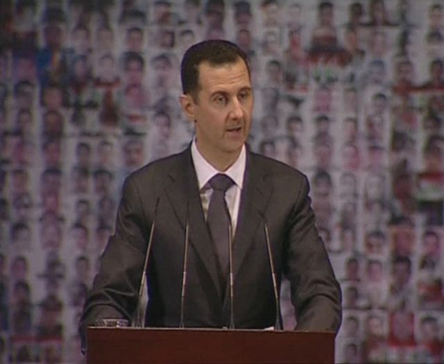 Η Συρία δεν διαπραγματεύεται «με τις μαριονέτες της Δύσης», λέει ο Άσαντ