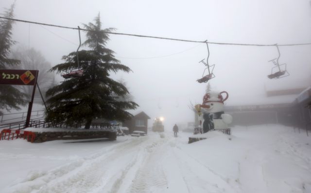 Το χιόνι «αγκαλιάζει» Βαλκάνια, Ισραήλ και Τουρκία