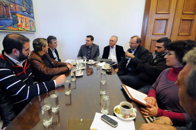 Κατά της ιδιωτικοποίησης του ΤΤ Αλέξης Τσίπρας και Αλέκα Παπαρήγα