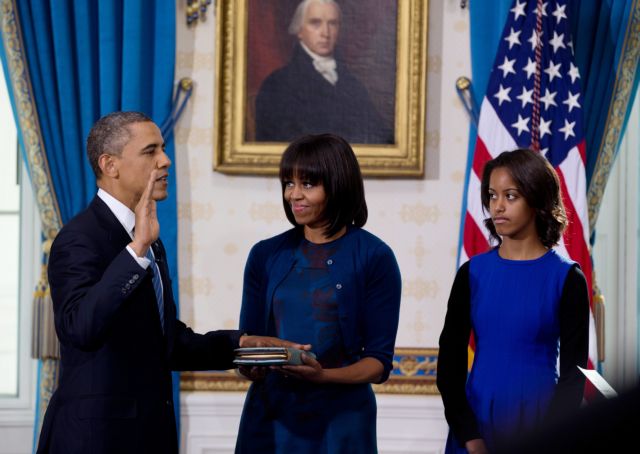 Ο Ομπάμα ορκίστηκε πρόεδρος, τη Δευτέρα η δημόσια τελετή στο Καπιτώλιο