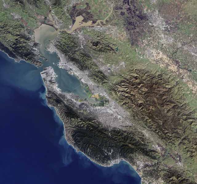 Δορυφορική ξενάγηση στον κόλπο του Σαν Φρανσίσκο
