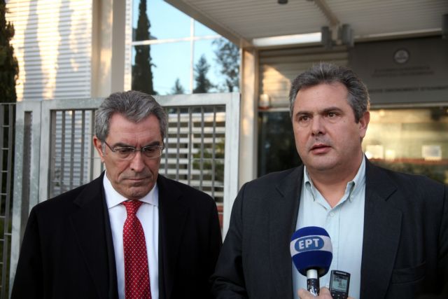 Νέα στοιχεία για την υπόθεση των CDS προσκόμισε στον εισαγγελέα ο Π.Καμμένος