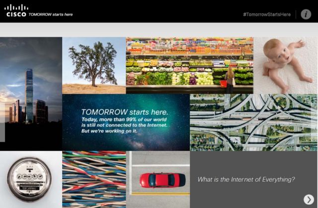 Το «Ίντερνετ των Πάντων» φιλοδοξεί να φτιάξει η Cisco