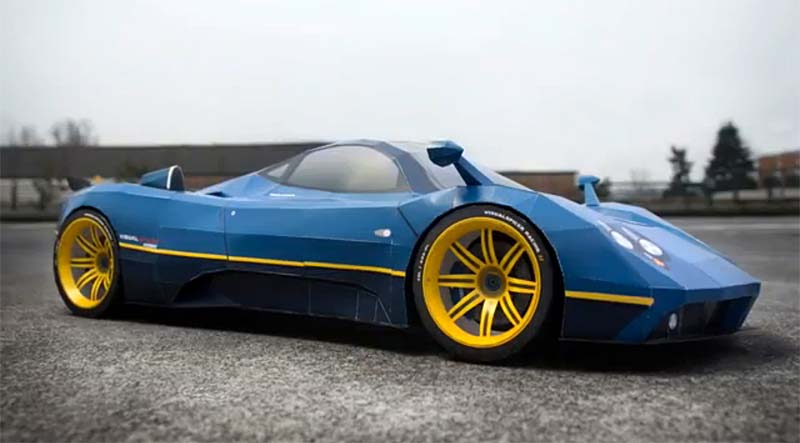 Αποκτήστε το δικό σας Pagani Zonda… Origami