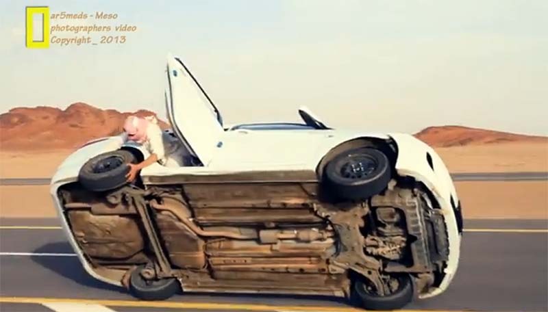 Αραβική ευρηματικότητα ή πώς να αλλάξετε λάστιχο χωρίς να σταματήσετε το αυτοκίνητό σας