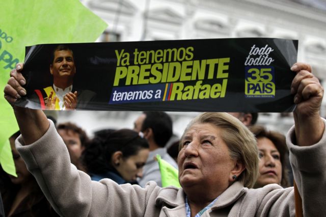 Σαρωτική επανεκλογή Κορέα στην προεδρία του Ισημερινού