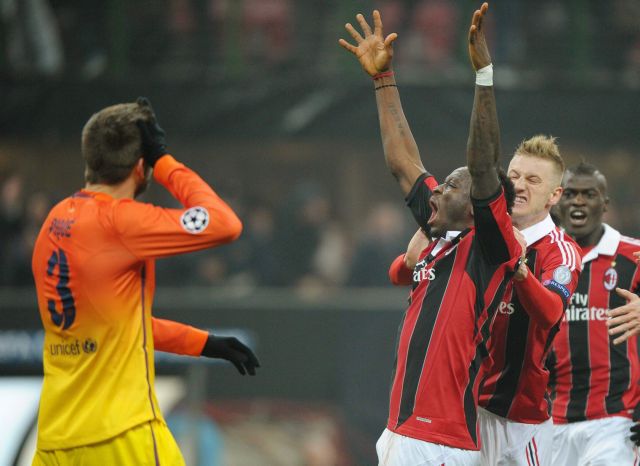 Προβάδισμα πρόκρισης η Μίλαν που εξαφάνισε την Μπαρτσελόνα