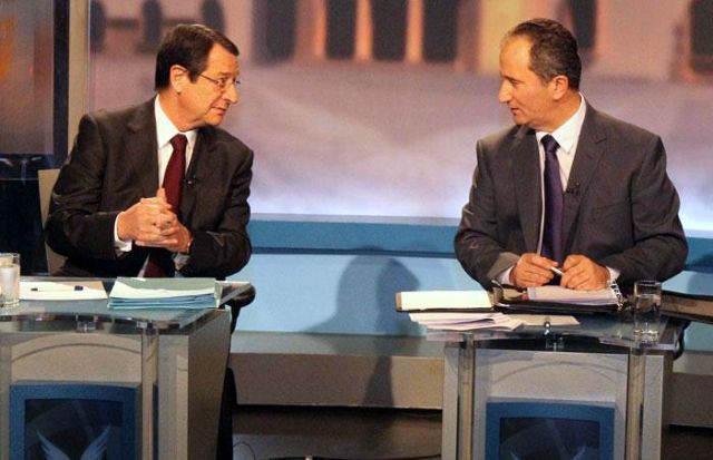 Με το ντιμπέιτ Αναστασιάδη-Μαλά έπεσε η προεκλογική αυλαία στην Κύπρο