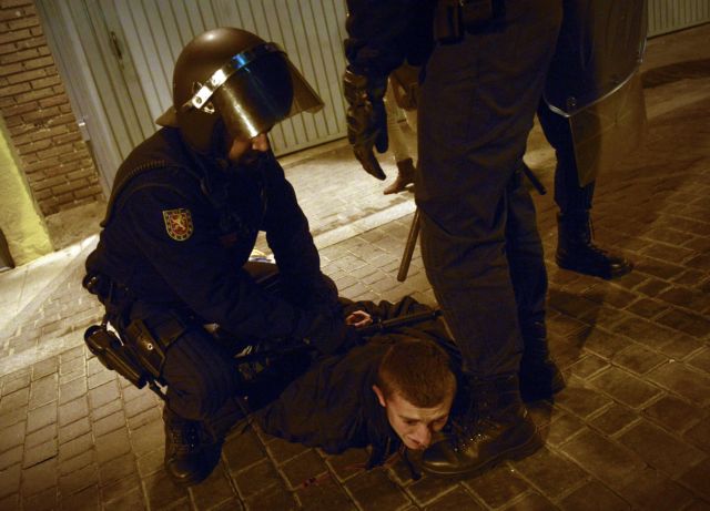 Επεισόδια και συλλήψεις διαδέχτηκαν την ισπανική πορεία κατά της λιτότητας