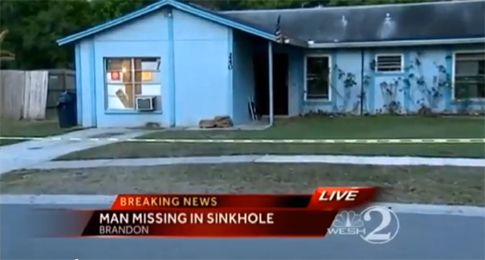 Αμερικανός εξαφανίστηκε από το σπίτι του όταν άνοιξε η γη και τον κατάπιε