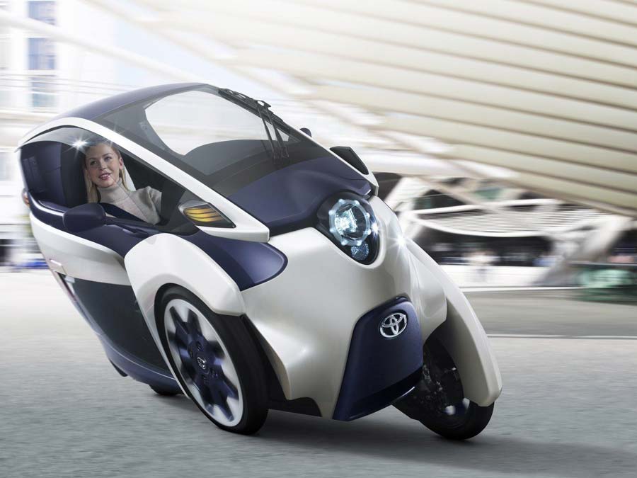 Toyota i-Road Concept: Ηλεκτροκίνηση σε τρεις τροχούς