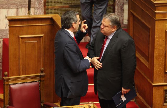 Επικοινωνία Σαμαρά – Βενιζέλου για την πορεία των συνομιλιών με την τρόικα