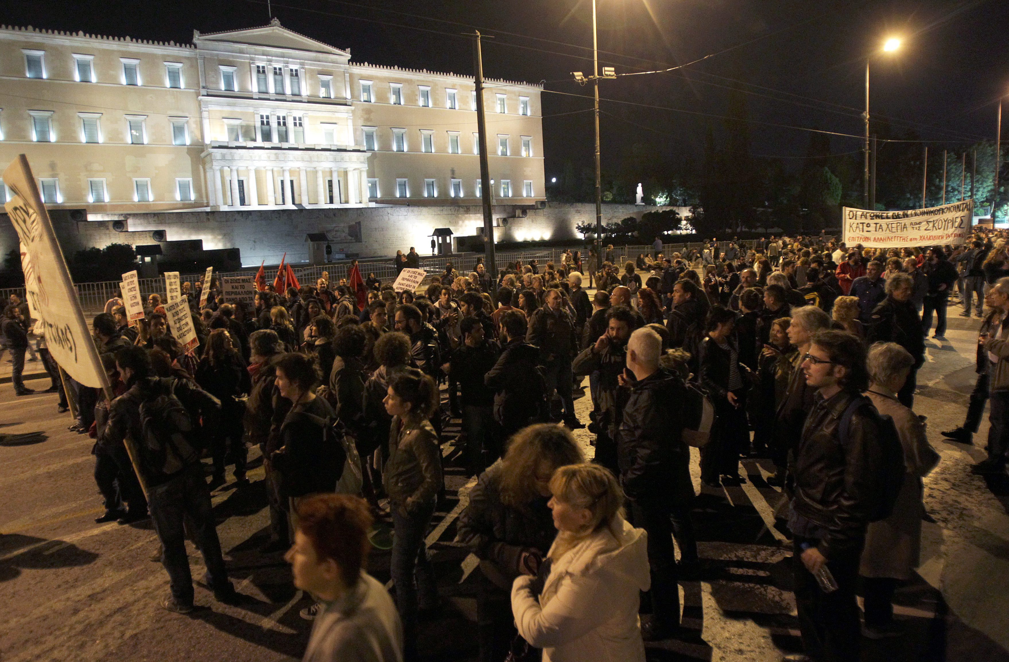 Συλλαλητήριο στα Προπύλαια και πορεία για τις Σκουριές