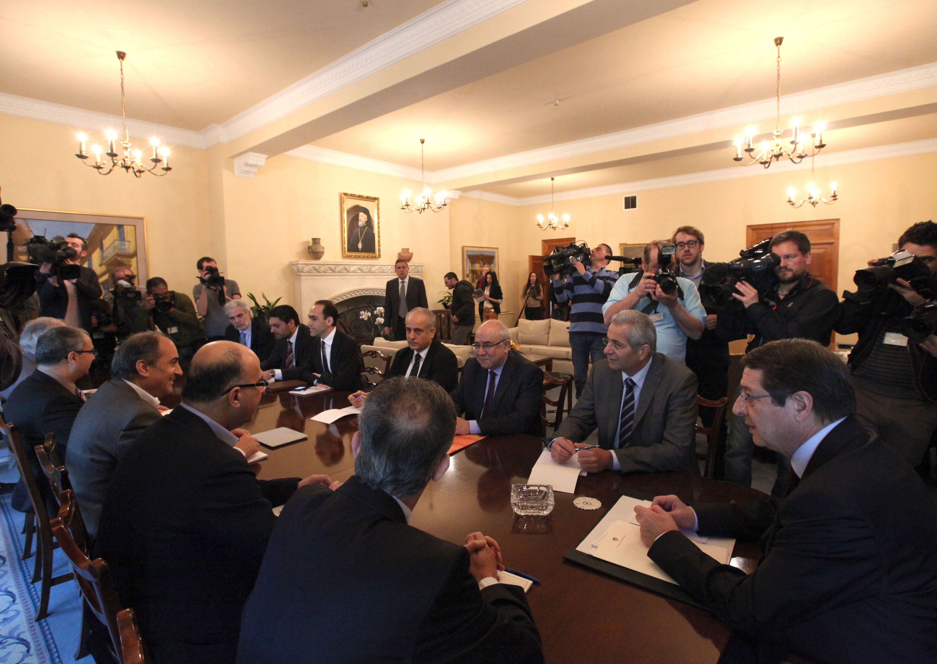 Ταμείο Αλληλεγγύης έβγαλε η σύσκεψη πολιτικών αρχηγών στην Κύπρο