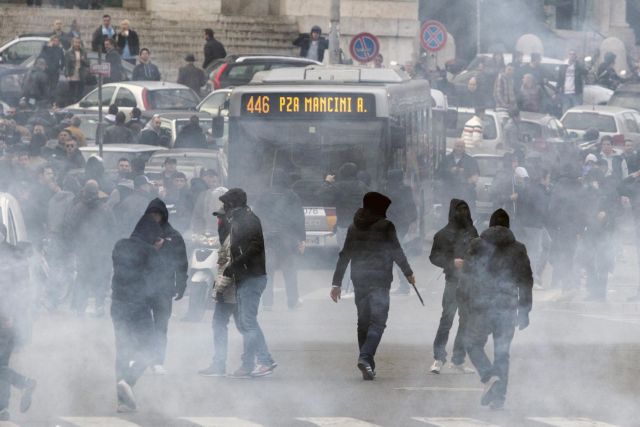 Στην ισοπαλία συμβιβάστηκαν Ρόμα και Λάτσιο, επεισόδια στη Ρώμη