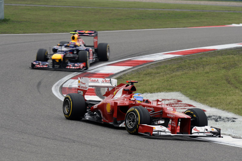 Δύο ζώνες DRS στην πίστα της Shanghai