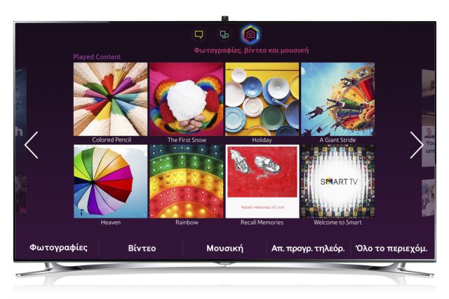 Οι Smart TV της Samsung F7000, F8000 στην ελληνική αγορά