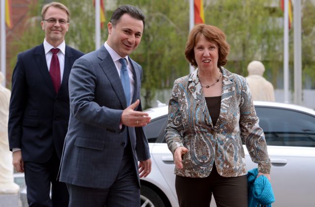 Σε λύση για την ονομασία της ΠΓΔΜ χωρίς καθυστέρηση καλεί η Κάθριν Άστον