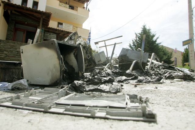 Εμπρησμός στο αστυνομικό τμήμα Ιερισσού