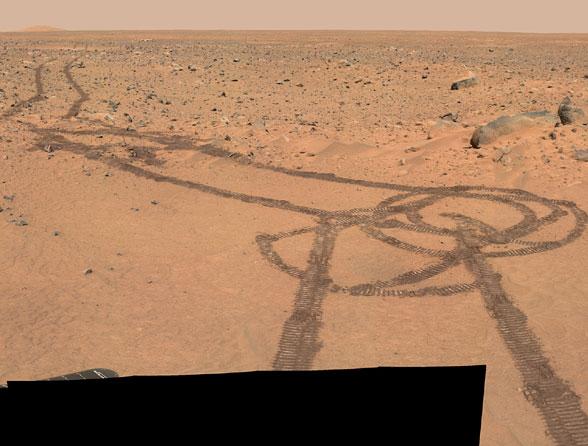 Η ΝASA ζωγραφίζει ένα γιγάντιο πέος στον Άρη