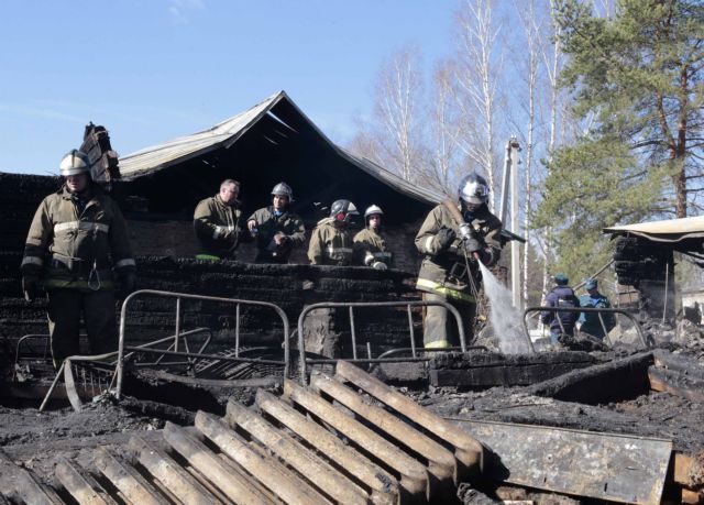 Πολύνεκρη πυρκαγιά σε ψυχιατρική κλινική έξω από τη Μόσχα