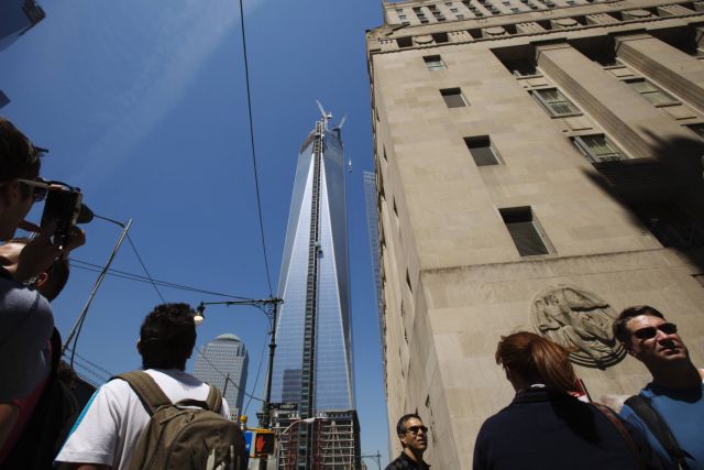 Στην τελική ευθεία η ανέγερση του One World Trade Center στη Νέα Υόρκη