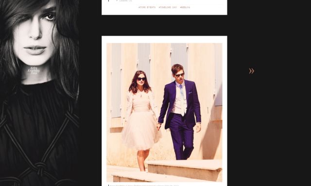 Στη νότια Γαλλία παντρεύτηκαν η Κίρα Νάιτλι και ο τραγουδιστής των Klaxons