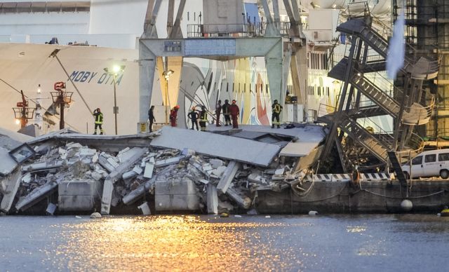 Επτά νεκροί από πρόσκρουση πλοίου στον πύργο ελέγχου του λιμανιού της Γένοβας