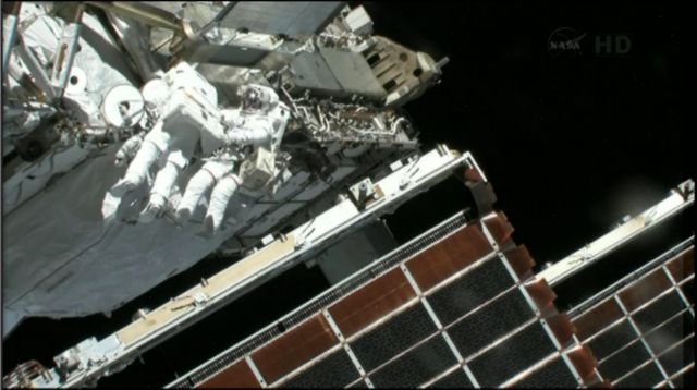 Επισκευάστηκε η βλάβη στο εξωτερικό του Διεθνούς Διαστημικού Σταθμού
