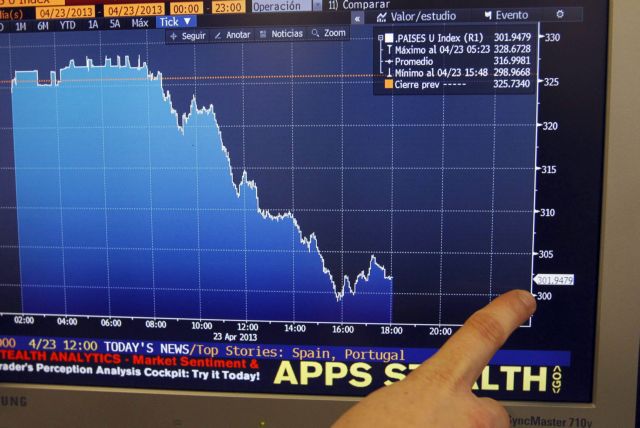 Ύφεση 2,3% στην Ιταλία το πρώτο τρίμηνο του 2013