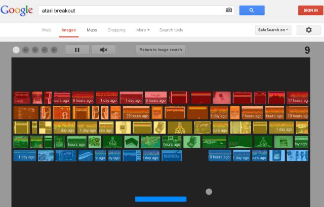 Παίξτε στο Google το Breakout του Atari, 37 χρόνια μετά, και άλλα τρικ