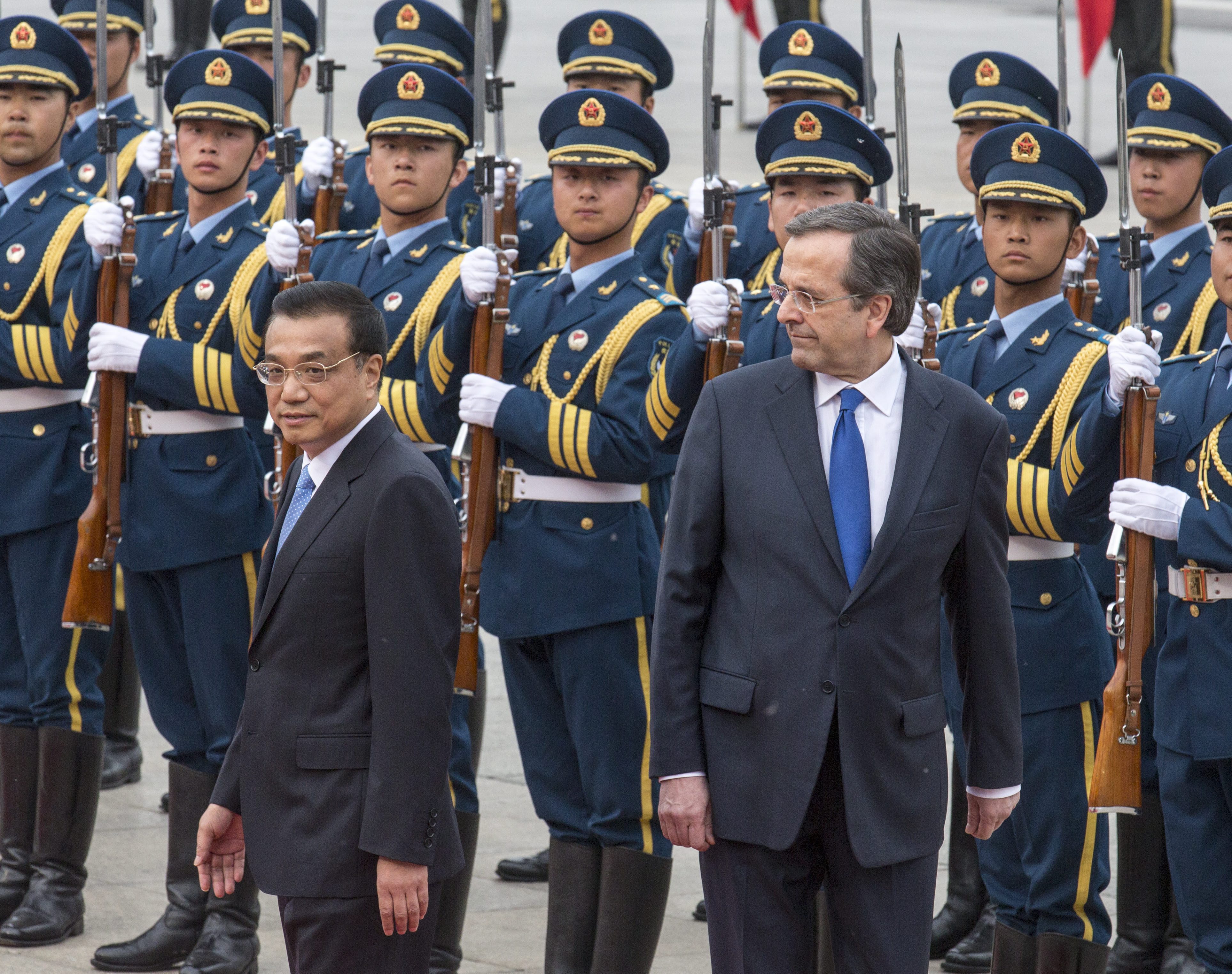 Η οικονομική συνεργασία στο επίκεντρο επαφών Σαμαρά με τον κινέζο ομόλογό του