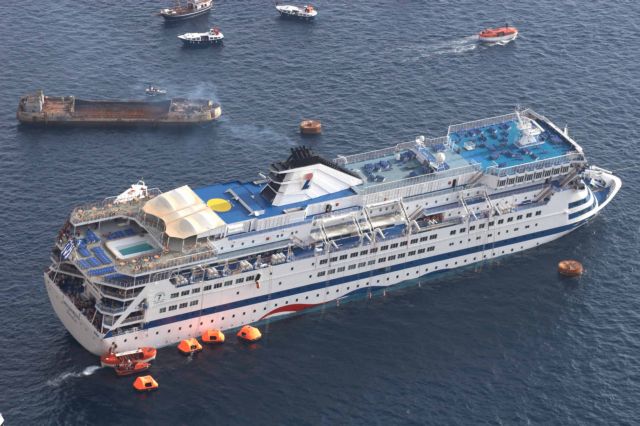 Το Λιμενικό Ταμείο Θήρας αρμόδιο για την ανέλκυση του Sea Diamond