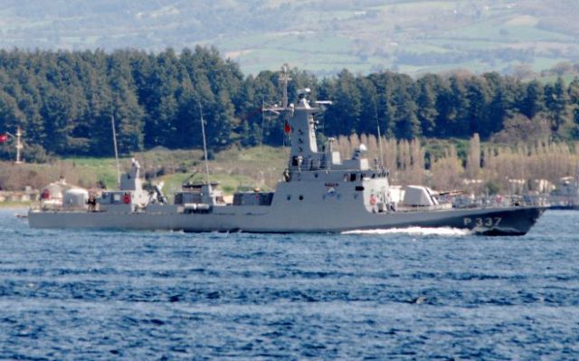 «Κρουαζιέρα» στις Κυκλάδες έκανε τουρκική πυραυλάκατος